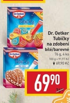 Zdobicí tubičky Dr. Oetker