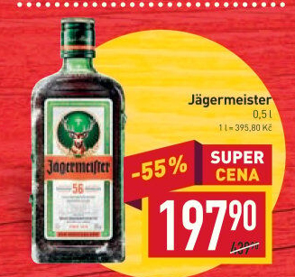 Bylinný likér Jägermeister