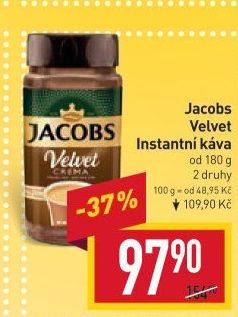 Instantní káva Jacobs Velvet