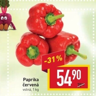 Paprika červená