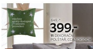 DEKORAČNÍ POLŠTÁŘ