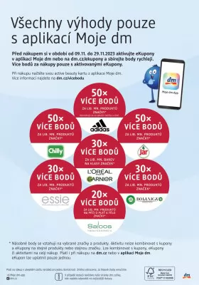 akční leták dm drogerie 9.11.2023-29.11.2023