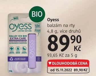 Balzám na rty Oyess
