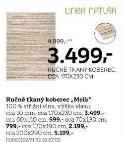 RUČNĚ TKANÝ KOBEREC