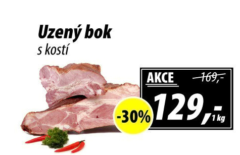Uzený bok s kostí
