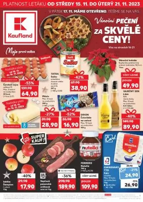 akční leták Kaufland 15.11.2023-21.11.2023