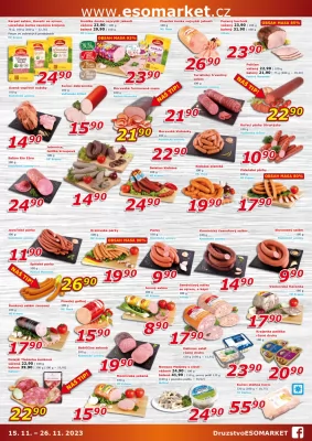 akční leták ESO MARKET 15.11.2023-26.11.2023
