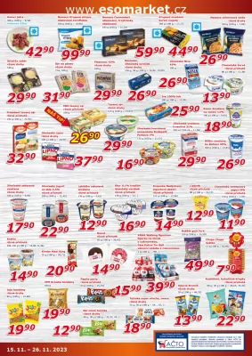 akční leták ESO MARKET 15.11.2023-26.11.2023