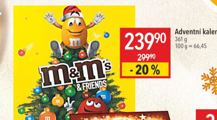 Adventní kalendář M&amp