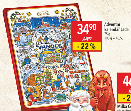 Adventní kalendář Carla