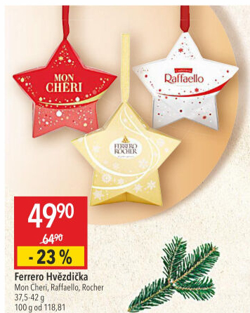 Bonboniéra Hvězda Rocher Ferrero