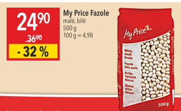 Fazole bílé My Price