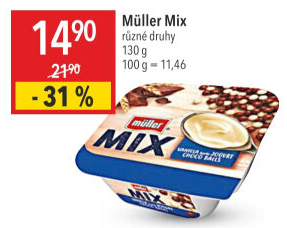 Jogurt Müller Mix
