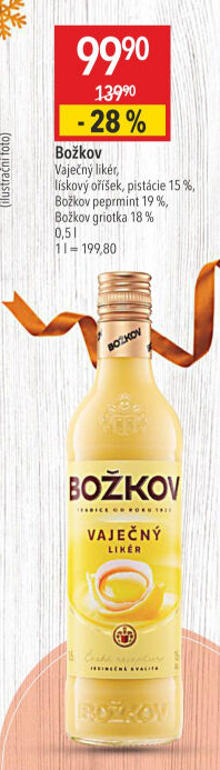 Likér vaječný Božkov