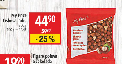 Lískové ořechy My Price