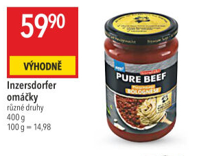Omáčky Pure Beef Sugo Inzersdorfer
