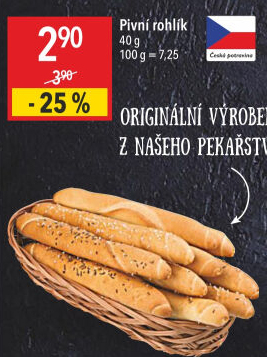 Pivní rohlík