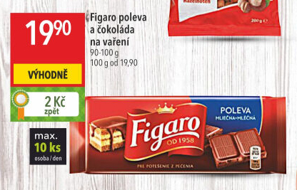 Poleva čokoládová Figaro