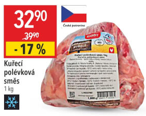 Směs kuřecí polévková mražená Rabbit