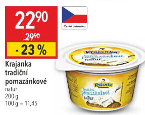 Tradiční pomazánkové Krajanka