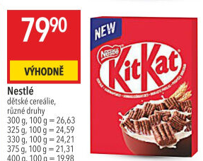 Cereálie Kit Kat Nestlé