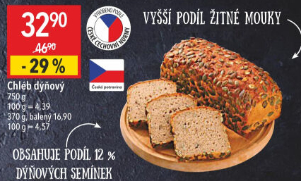Chléb dýňový