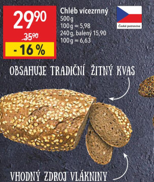 Chléb vícezrnný