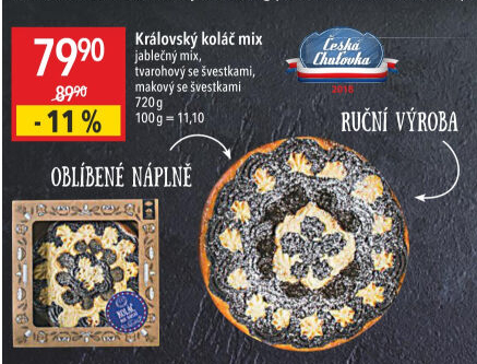 Koláč královský Globus