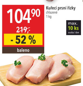 Kuřecí prsní řízky