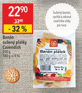Sušený banán IBK trade