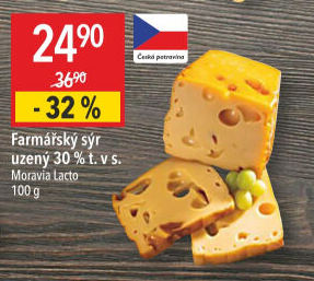 Sýr uzený Farmářský Moravia