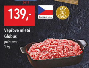 Vepřové mleté maso Globus