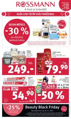 akční leták ROSSMANN drogerie 15.11.2023-28.11.2023