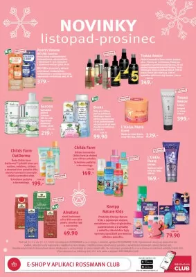 akční leták ROSSMANN drogerie 15.11.2023-12.12.2023