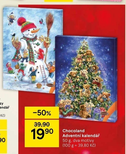 Adventní kalendář Chocoland