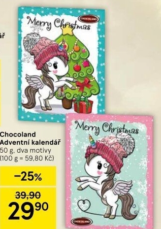 Adventní kalendář Chocoland
