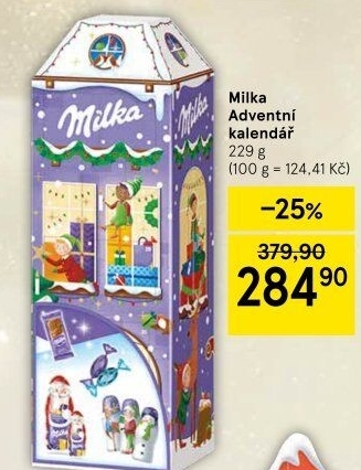 Adventní kalendář Milka