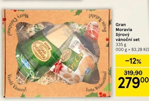 Balíček sýrů Gran Moravia