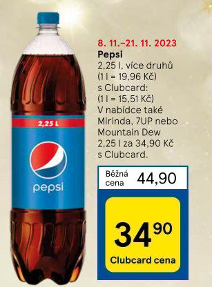 Limonáda Pepsi