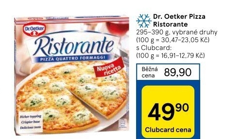 Pizza mražená Ristorante Dr. Oetker