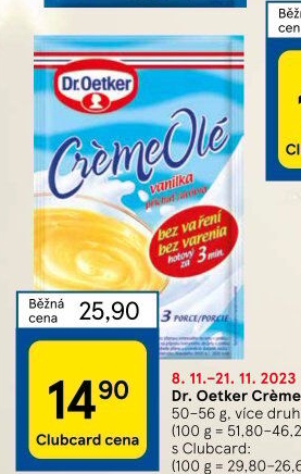 Pudink Créme Olé Dr. Oetker