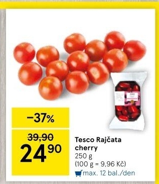 Rajčata cherry Tesco