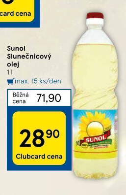 Slunečnicový olej Sunol