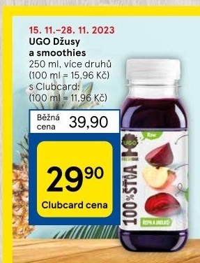 Šťáva 100% Ugo
