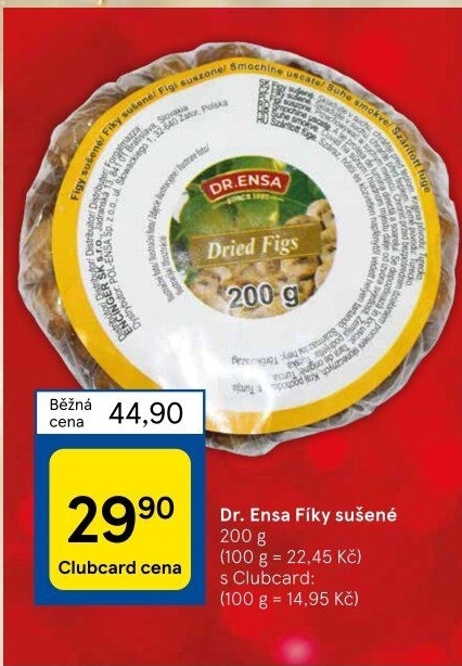 Sušené fíky Dr.Ensa