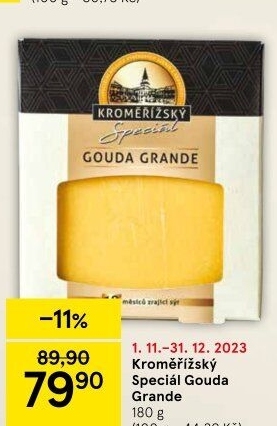 Sýr Gouda Grande Kroměřížský speciál