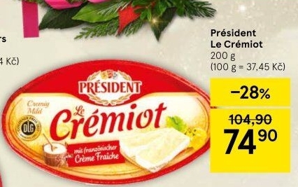 Sýr Le Crémiot Président