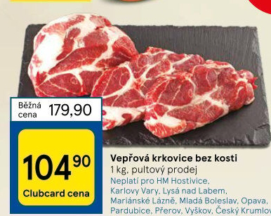 Vepřová krkovice bez kosti