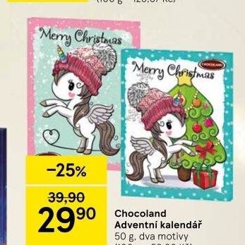 Adventní kalendář Chocoland