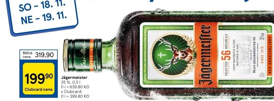 Bylinný likér Jägermeister